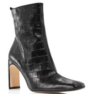 Miista Marcelle Croc-Embossed High Heel Boots